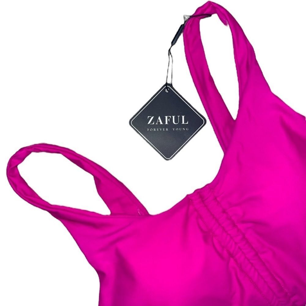 Zaful Hot Pink Bikini Top - Picture 4 of 7